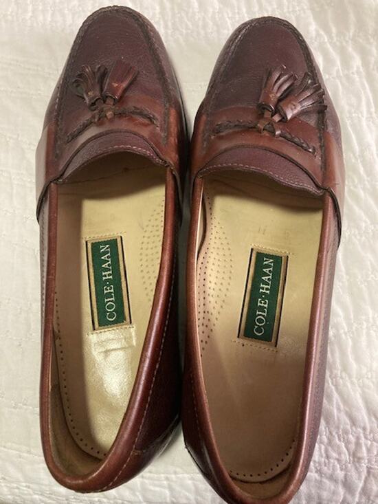 Cole Haan Men’s Tassel Loafers Size 11 Brown Leather Dress Shoes Classic Style main image 12
